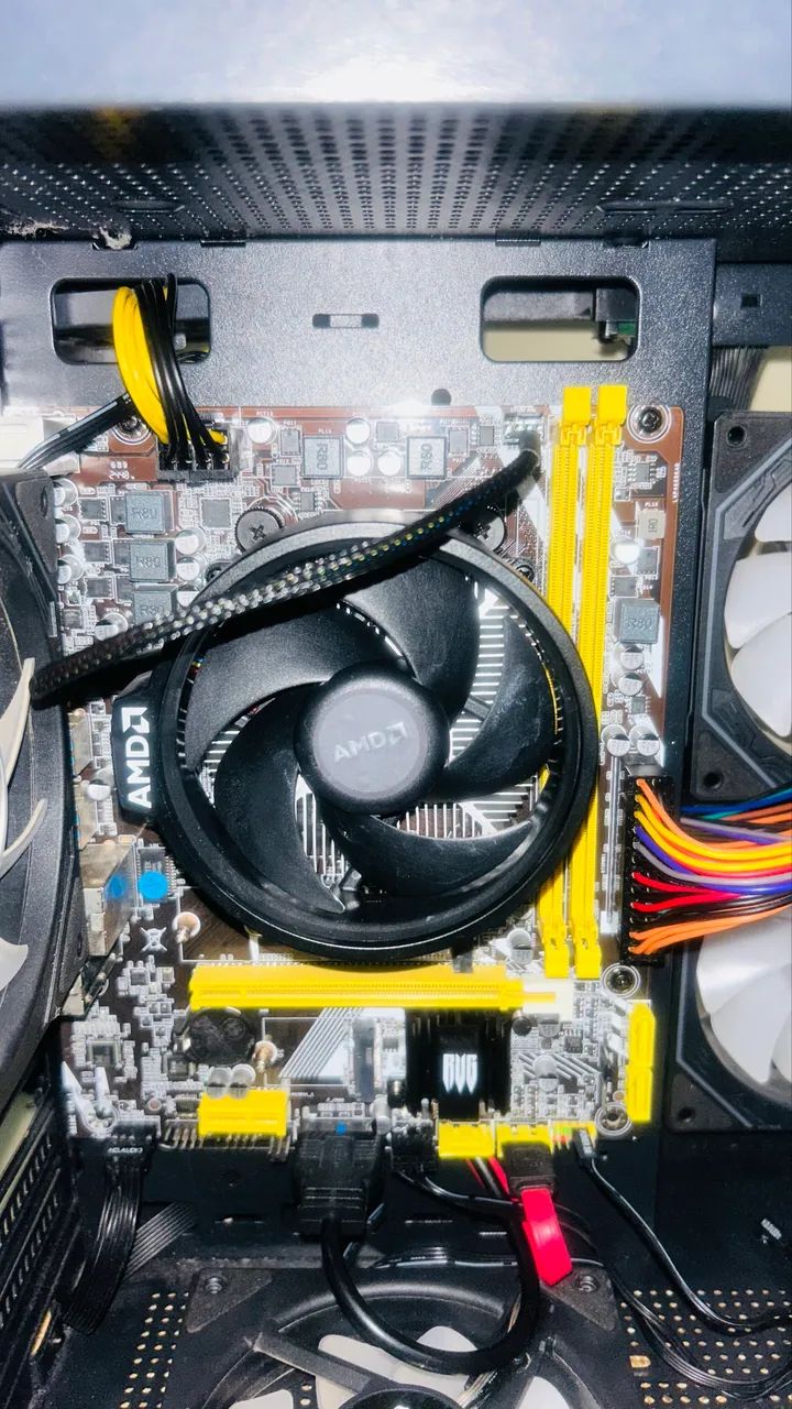 KIT PLACA MÃE A320 E RYZEN 5 2400G - Foto 3