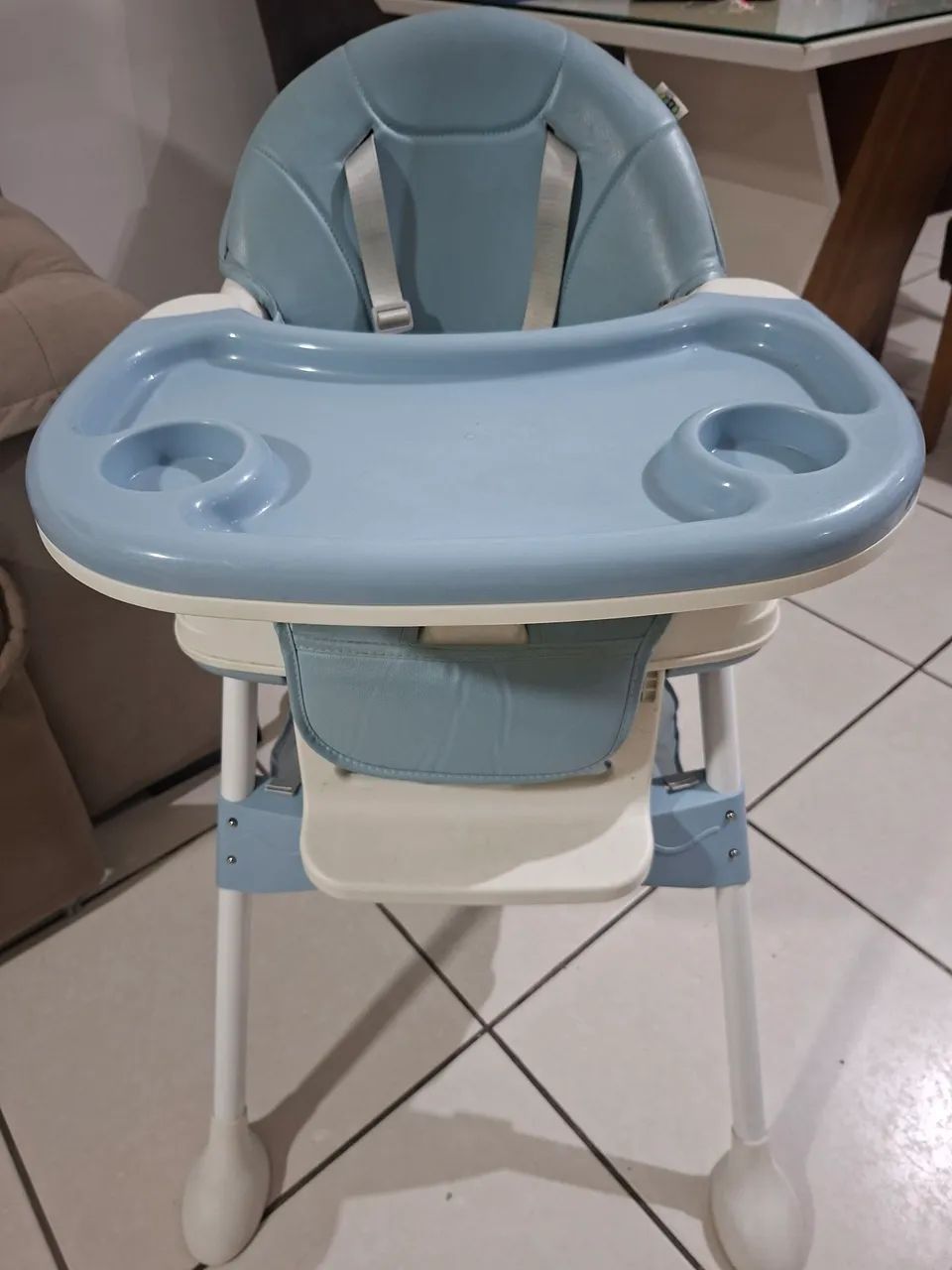 Cadeira de Alimentação Portátil Bebê Honey Maxi Baby - Azul