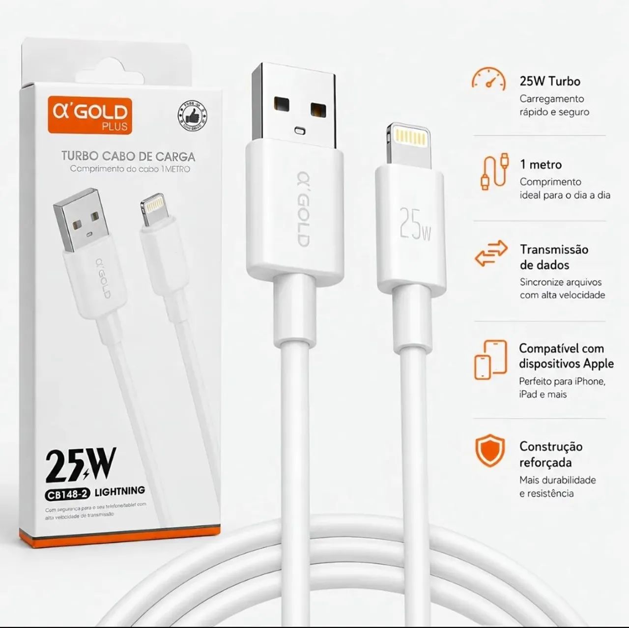 Cabos USB Gold turbo 25w - Foto 4