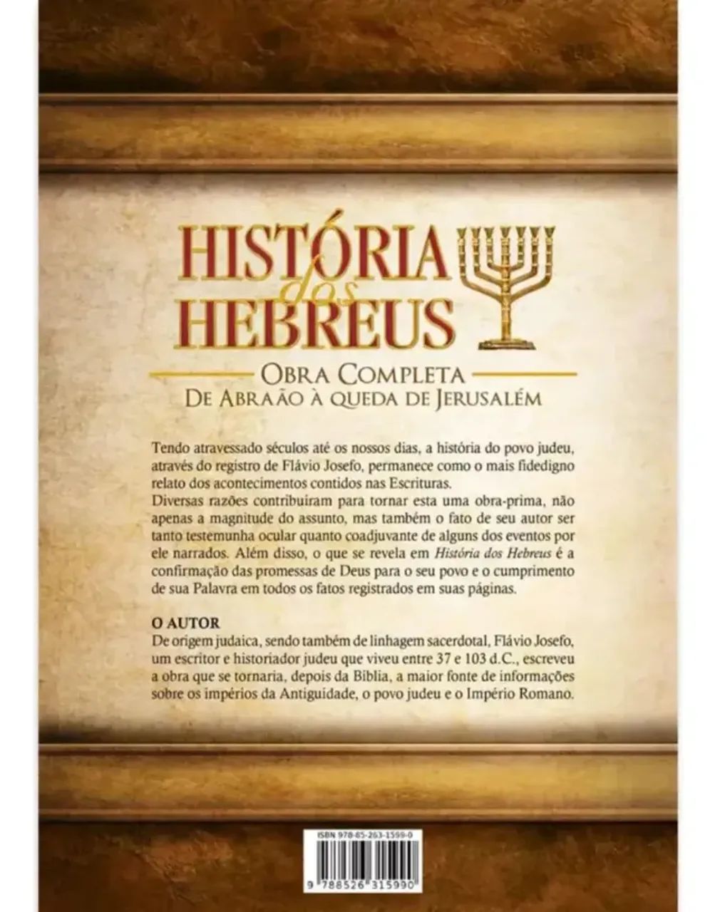 Livro História dos Hebreus - Edição de luxo - Capa Dura - Foto 2