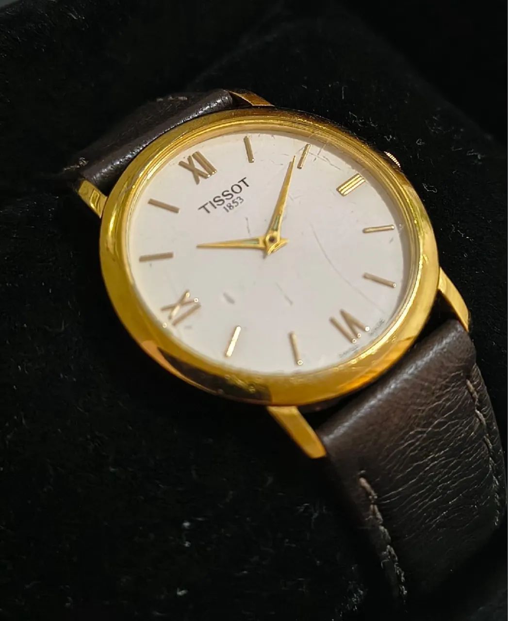Relogio Tissot Plaque de Ouro - Foto 2