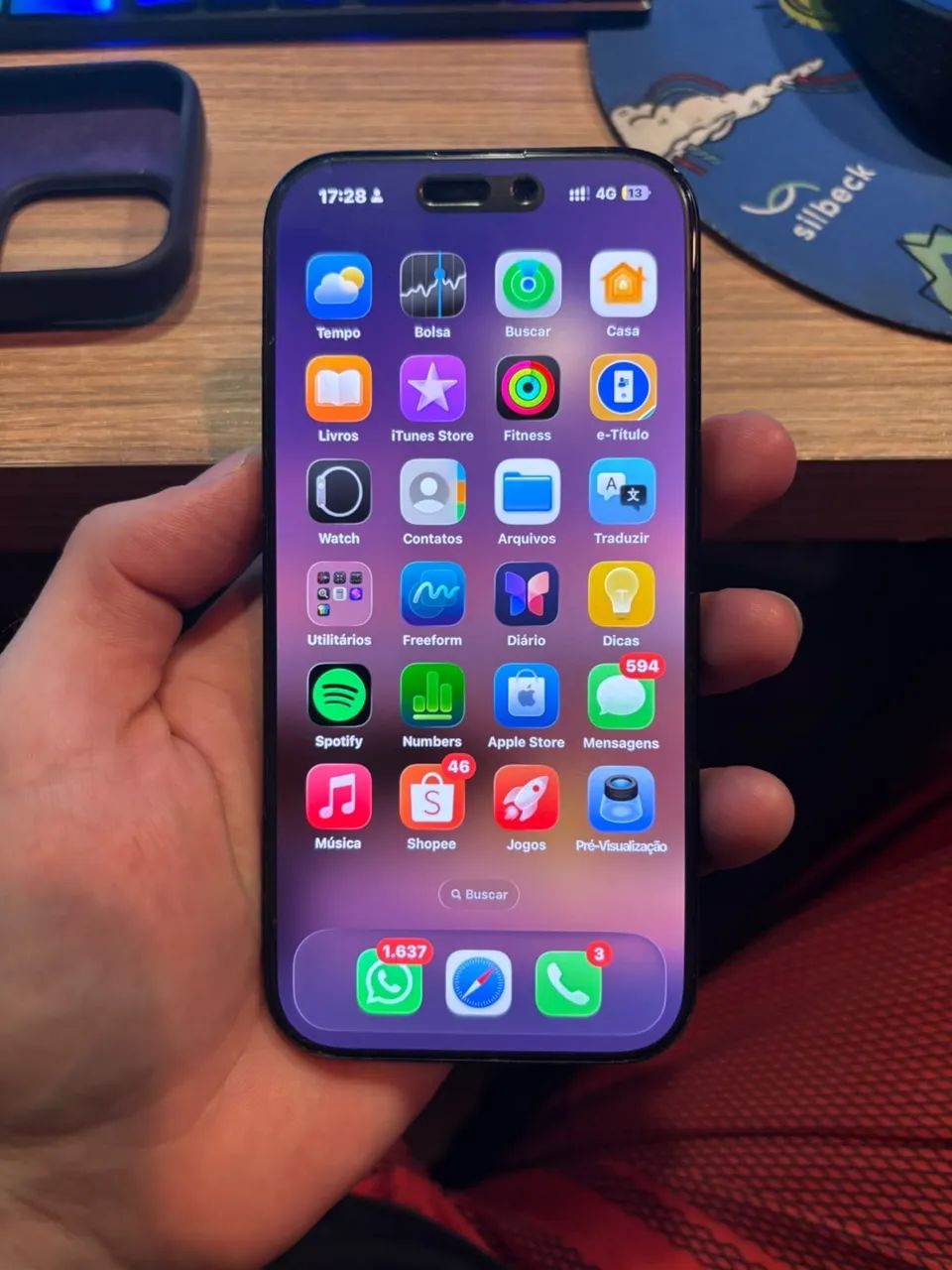 iPhone 16 pro 256 gb preto 