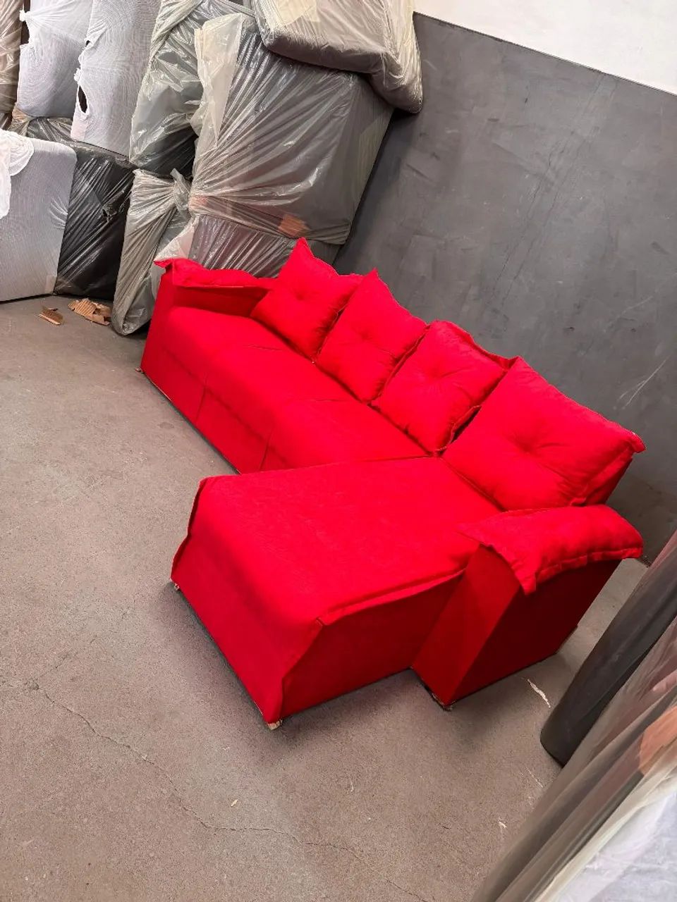 SOFÁ DE CANTO MINI CHAISE - VÁRIAS CORES  - Foto 2