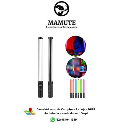 Bastão De LED Preenchimento Rgb Fotográfico 7w Preto Foto Vídeo