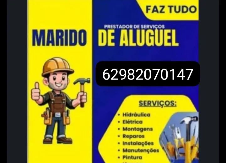 Serviços gerais marido de aluguel 