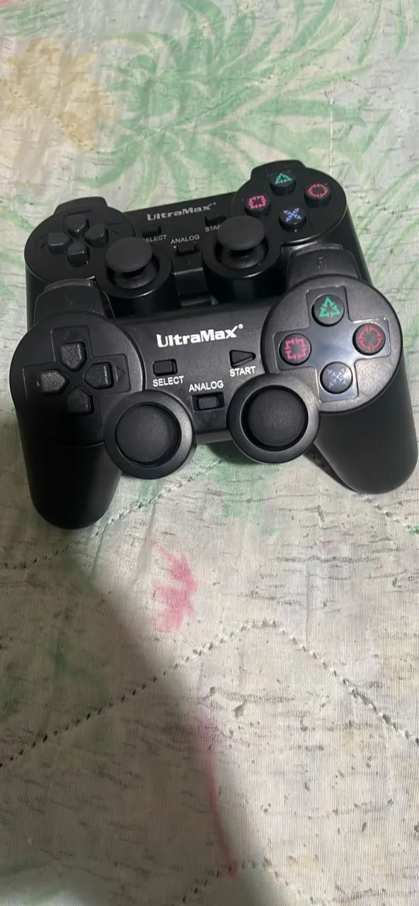 2 controles sem fio ps2