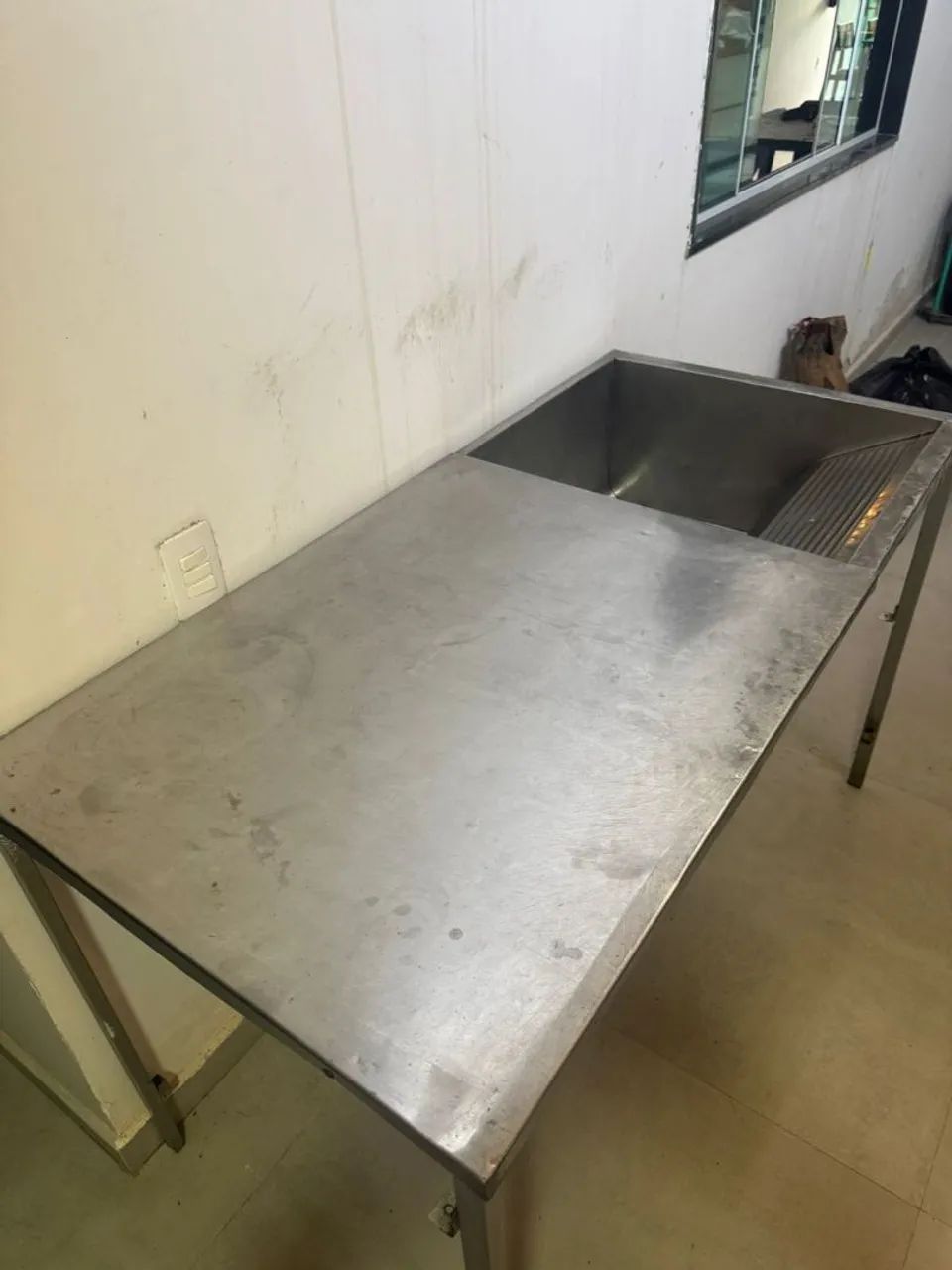 Mesa cuba de inox - Foto 2