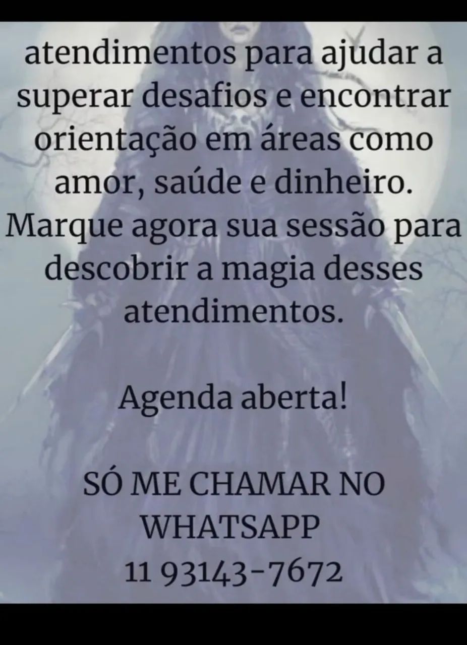 Venha fazer suas perguntas espiritual para Maria mulambo 