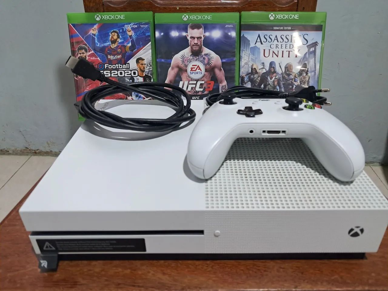 Xbox One s + 03 jogos físicos  - Foto 2