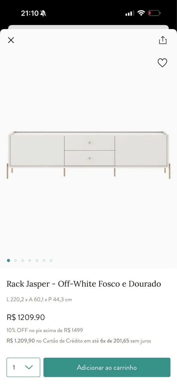Vendo Rack off white 65578335929091122