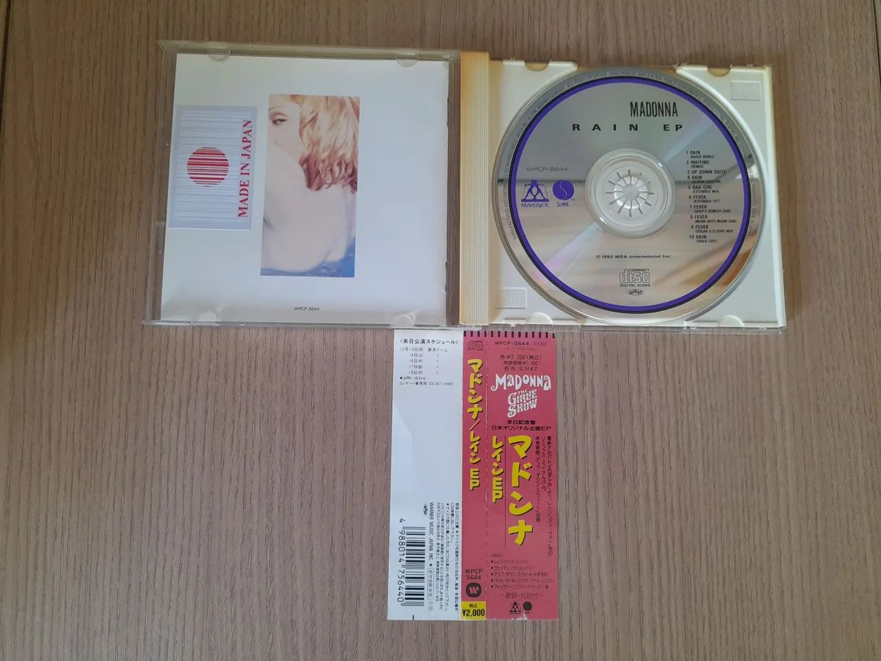 Madonna CD Single Japan Edition Rain com OBI.  - Foto 3