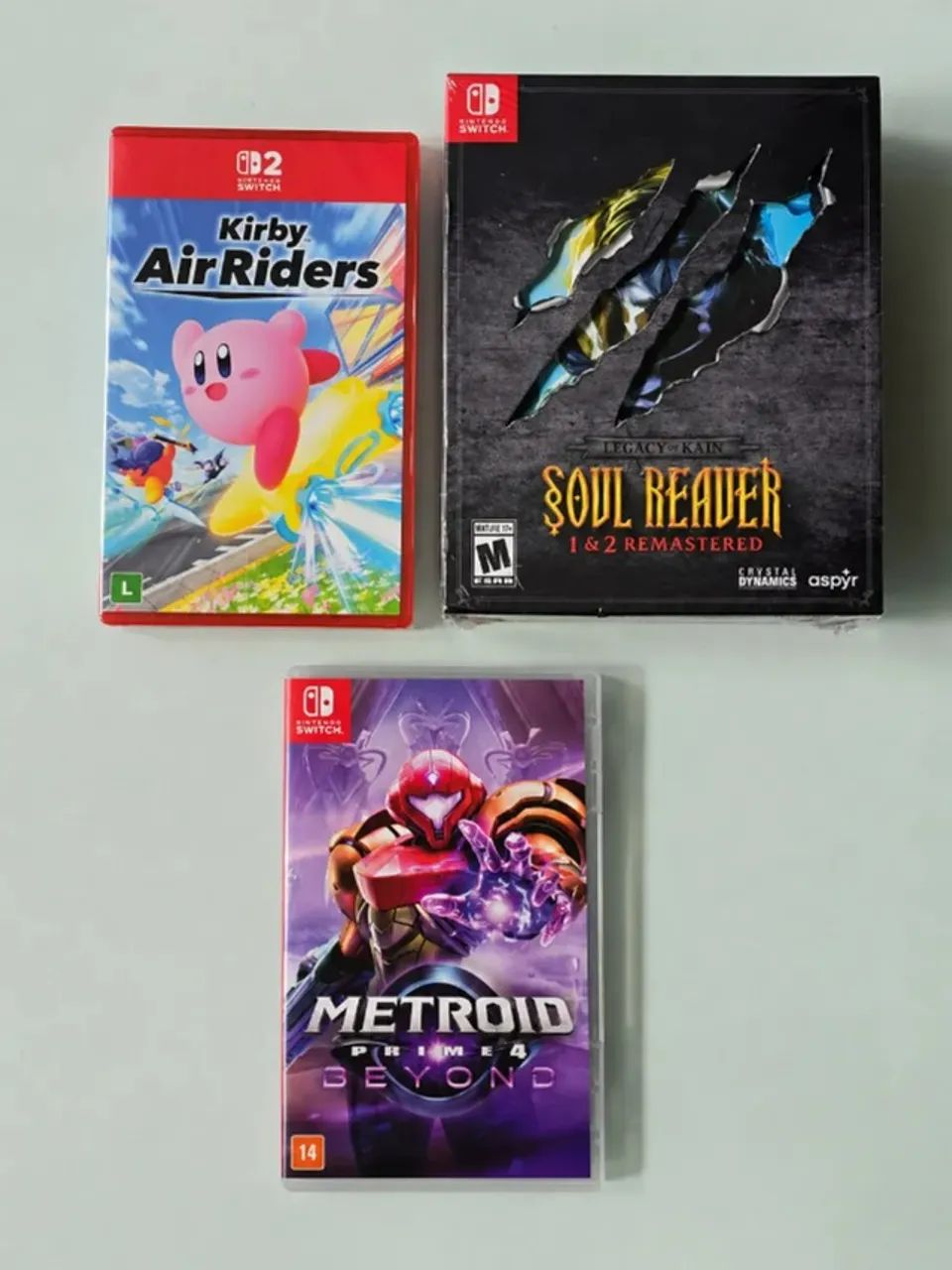 Jogos Nintendo Switch 1 e 2