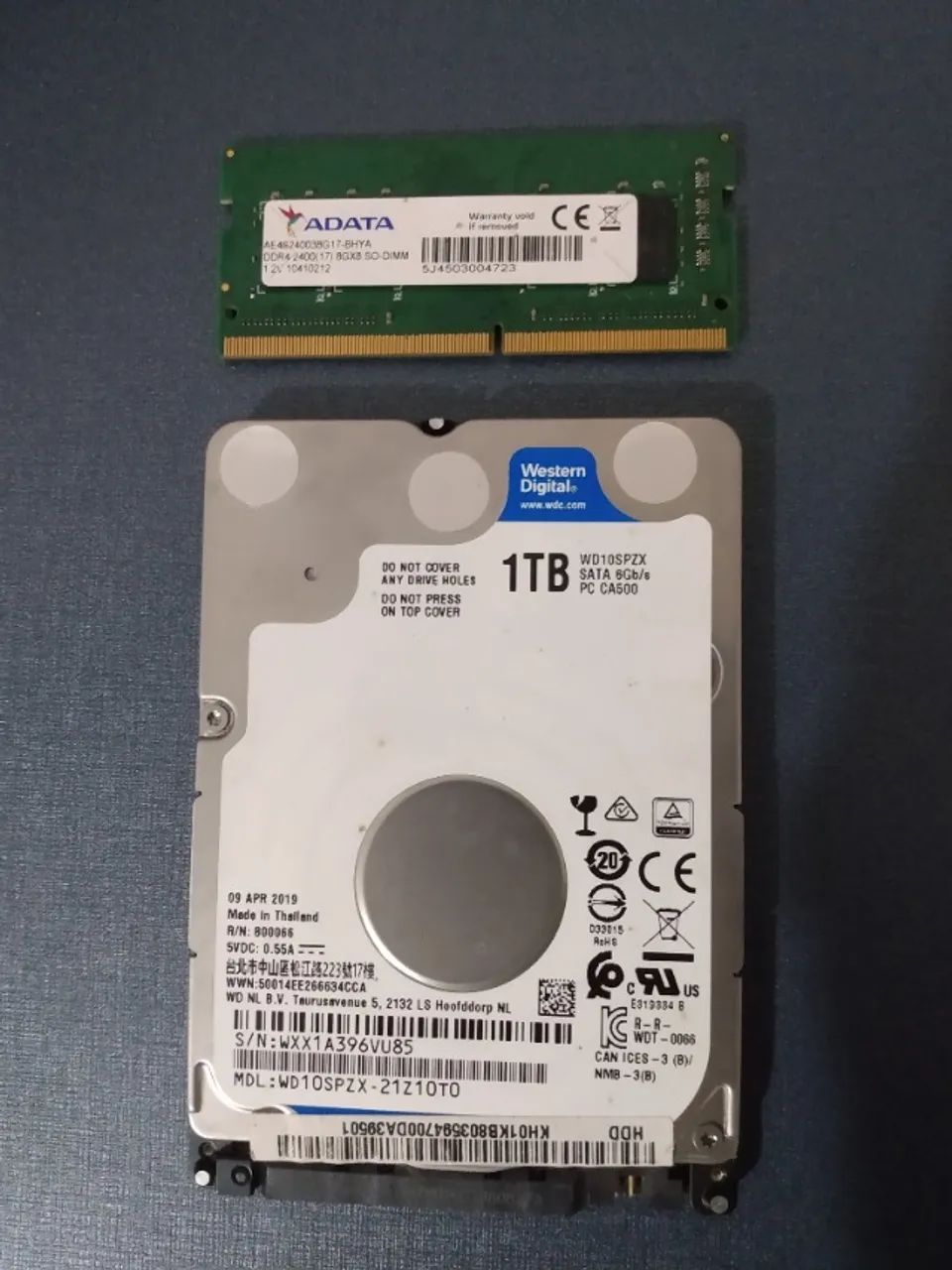 Memória p/notebook 