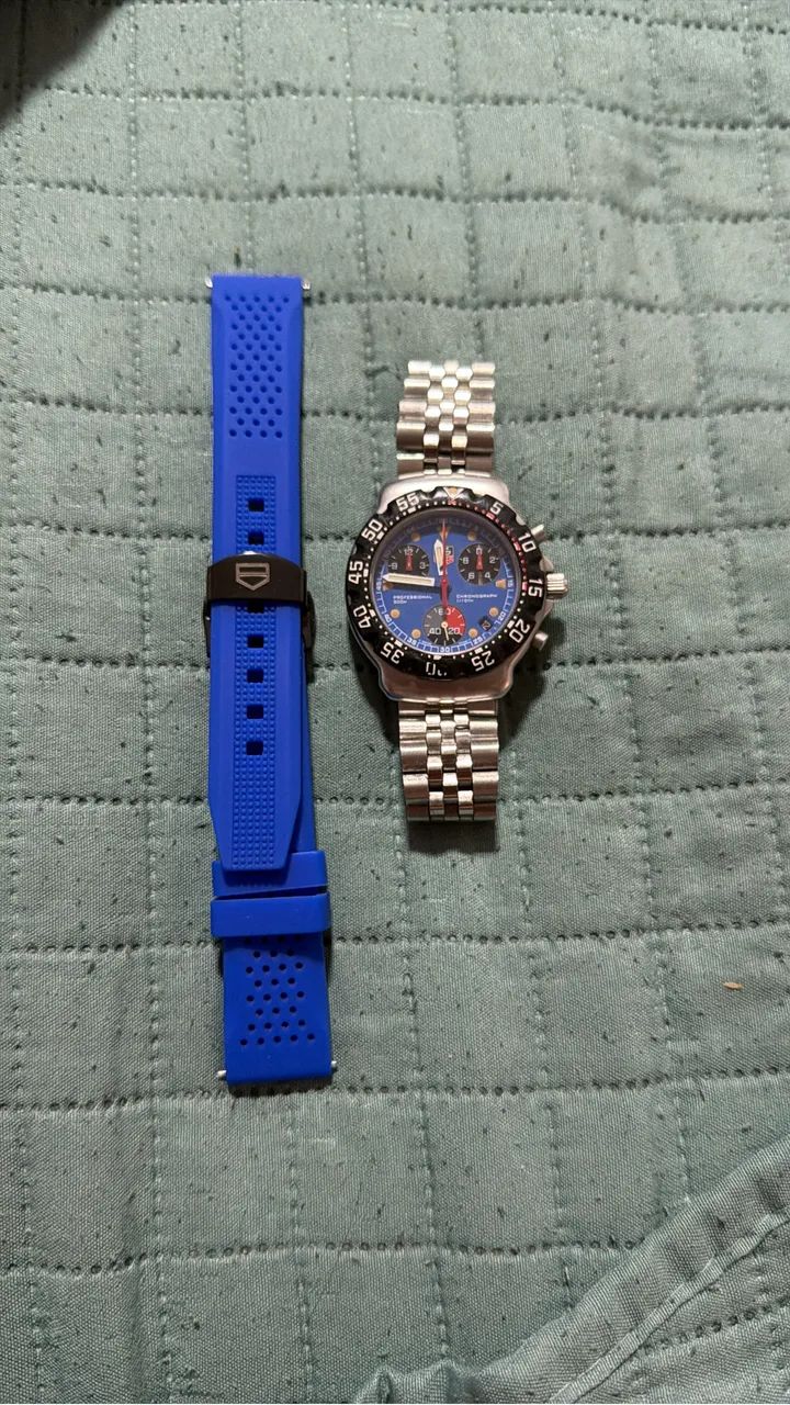 Tag heuer blue dial fórmula1 raríssimo cx 38 - Foto 2