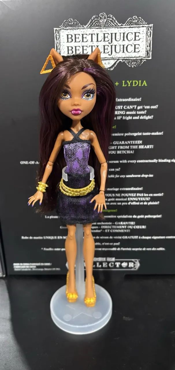Boneca Monster High Clawdeen G1 - Foto 2