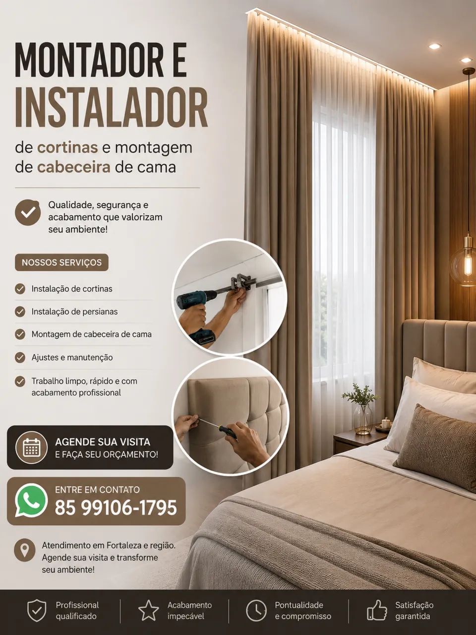 Montador e Instalador de Cortinas
