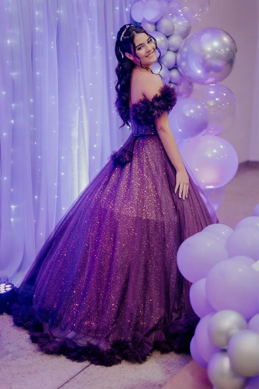 Vestido debutante roxo - Foto 5