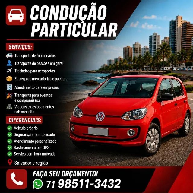 CONDUÇÃO PARTICULAR | TRANSPORTE E ENTREGAS