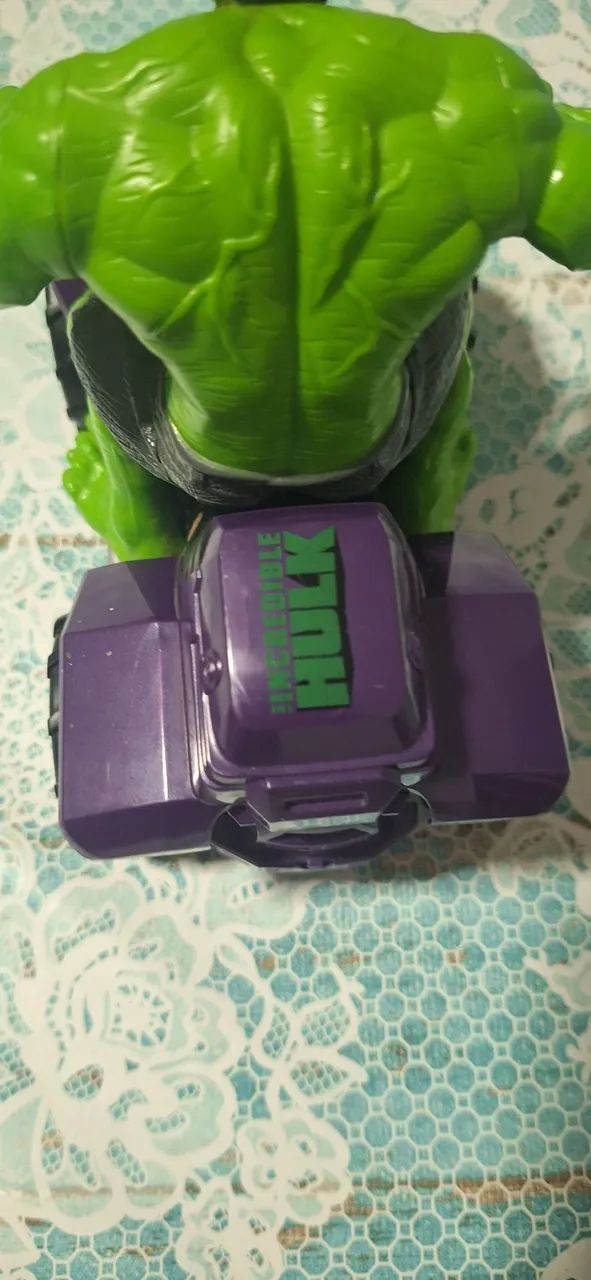 Boneco Hulk com carrinho  - Foto 3