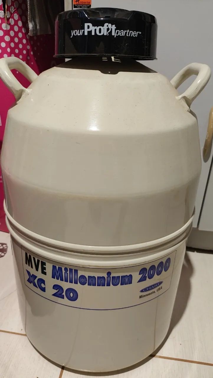 Botijão de semem mve millenium 2000 xc 20  - Foto 2