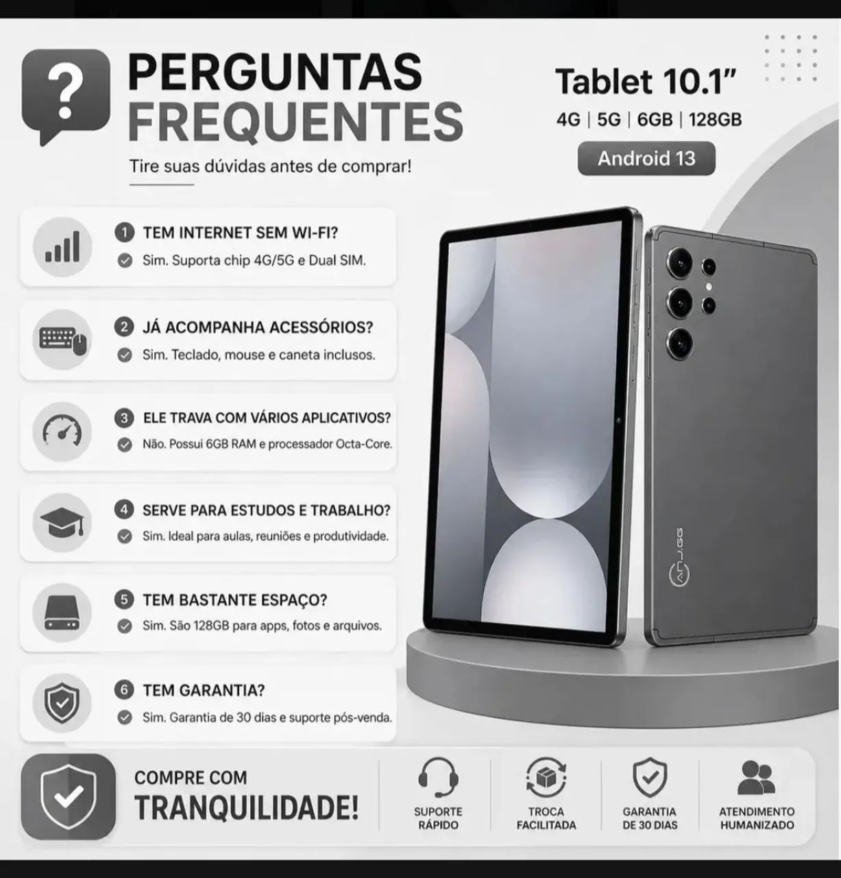 Tablet Android novo - Foto 5