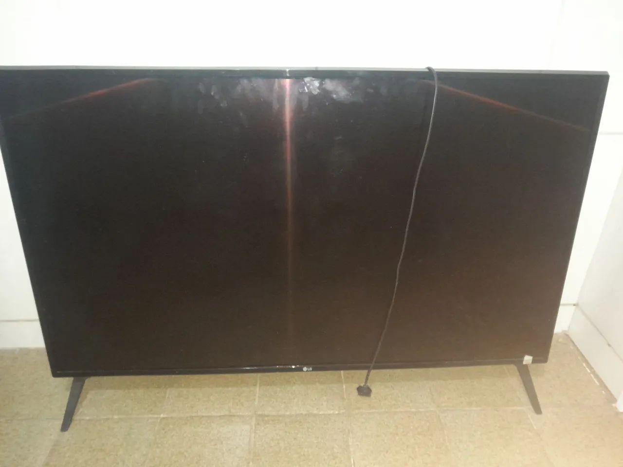 Tv 49 polegadas lg com defeito