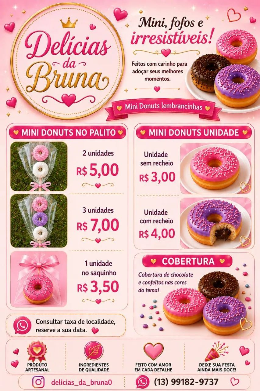 Mini donuts/ Estação de Cake Donuts ? 