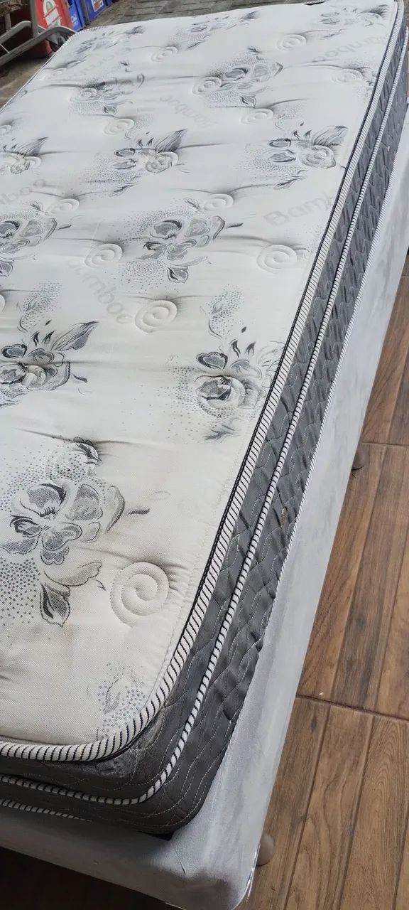Cama box com colchão solteiro  - Foto 4