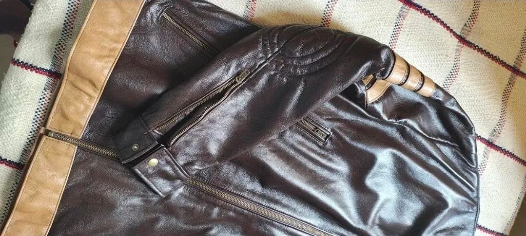 Jaqueta de couro modelo Wolverine -100% couro legítimo.  - Foto 5