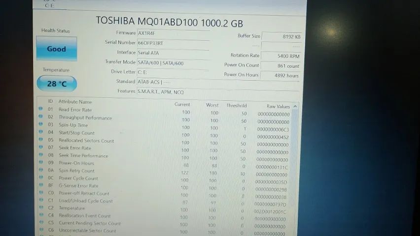 HD Notebook 1TB Sata Toshiba - Foto 3