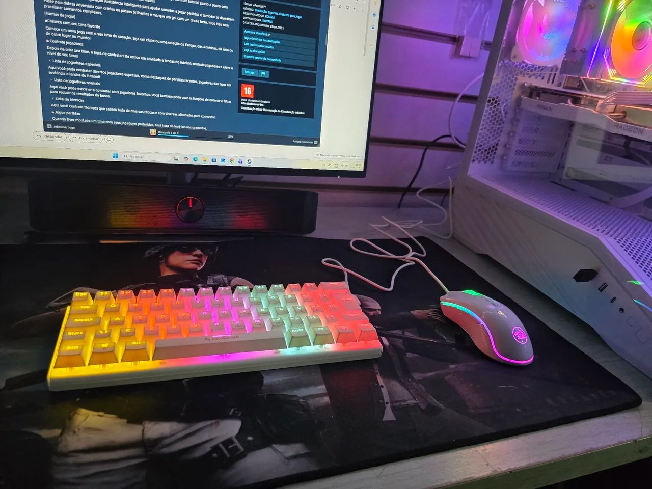 PC Gamer Ryzen 7 Full white  - Foto 2