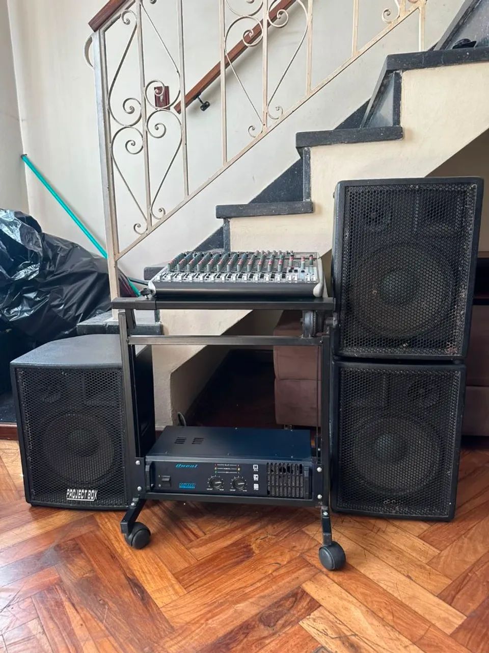 CONJUNTO MESA DE SOM PROFISSIONAL  - Foto 2