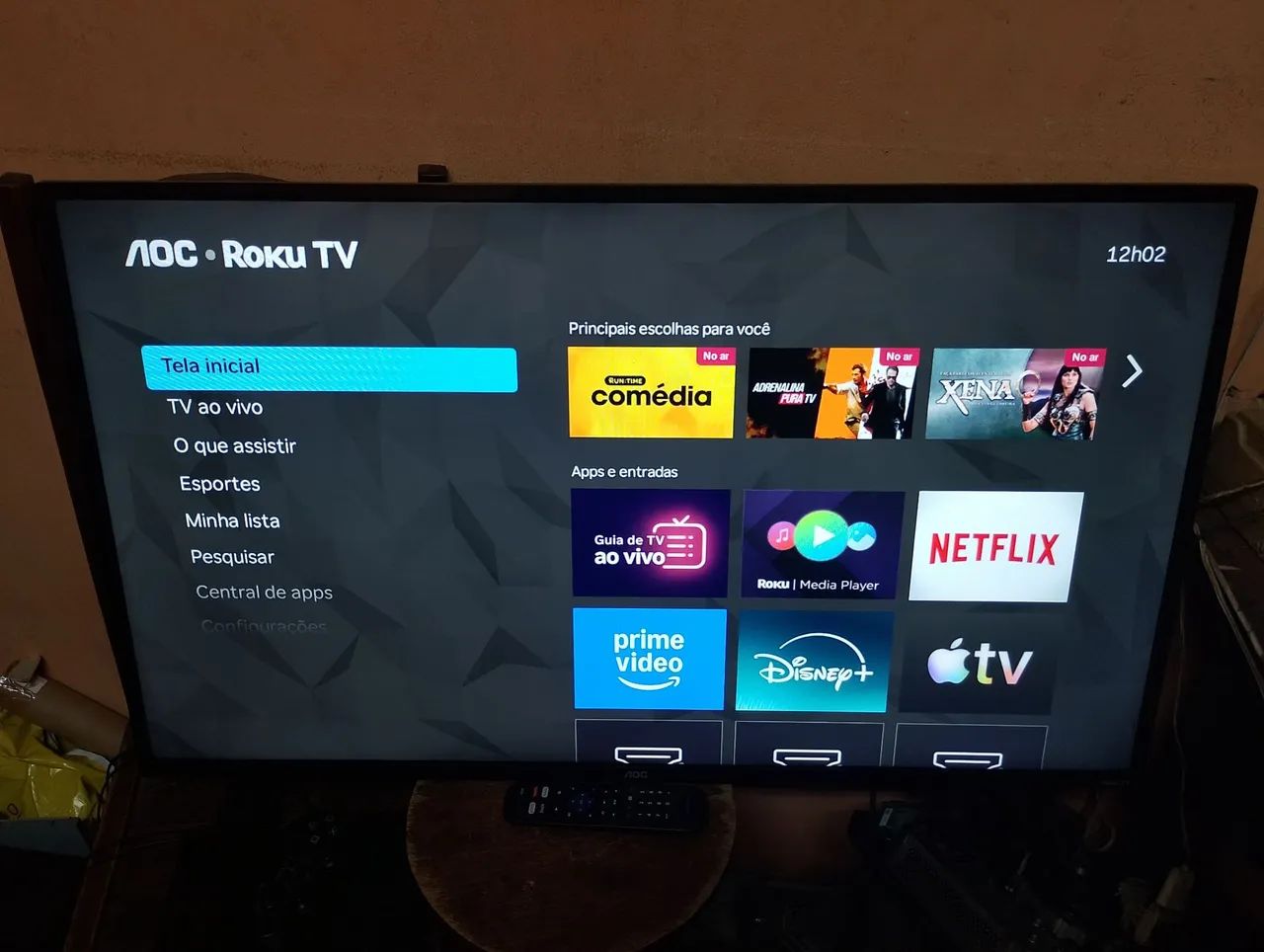 Smart tv AOC 43 polegadas roku - Foto 3