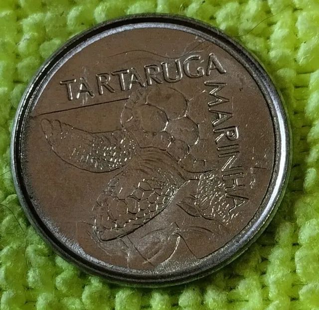 moeda 500 cruzeiros 1992 tartaruga marinha - Foto 2