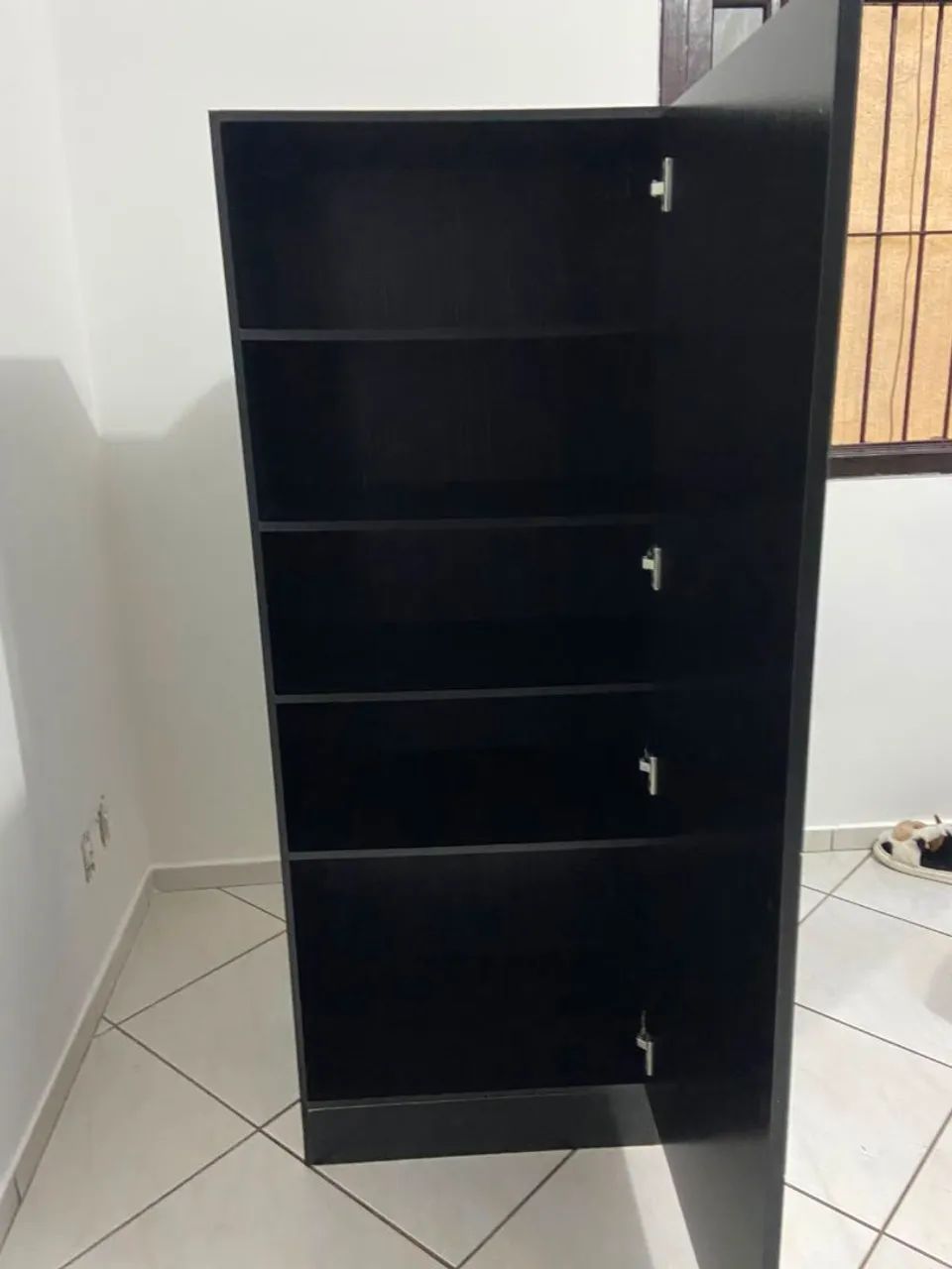 Sapateira com espelho cor preta - Foto 2