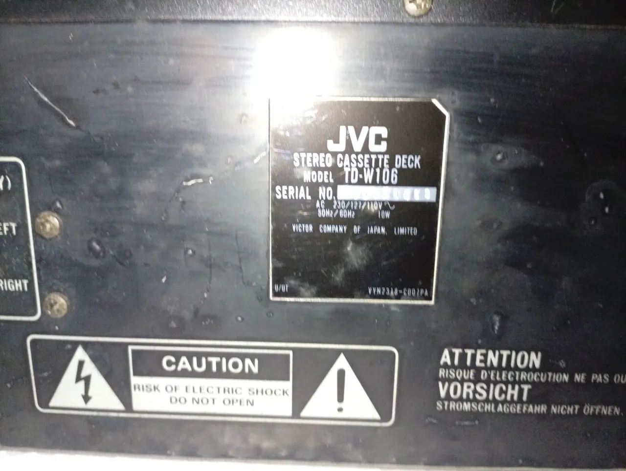 Duplo tape deck JVC tdw 106 - Foto 4
