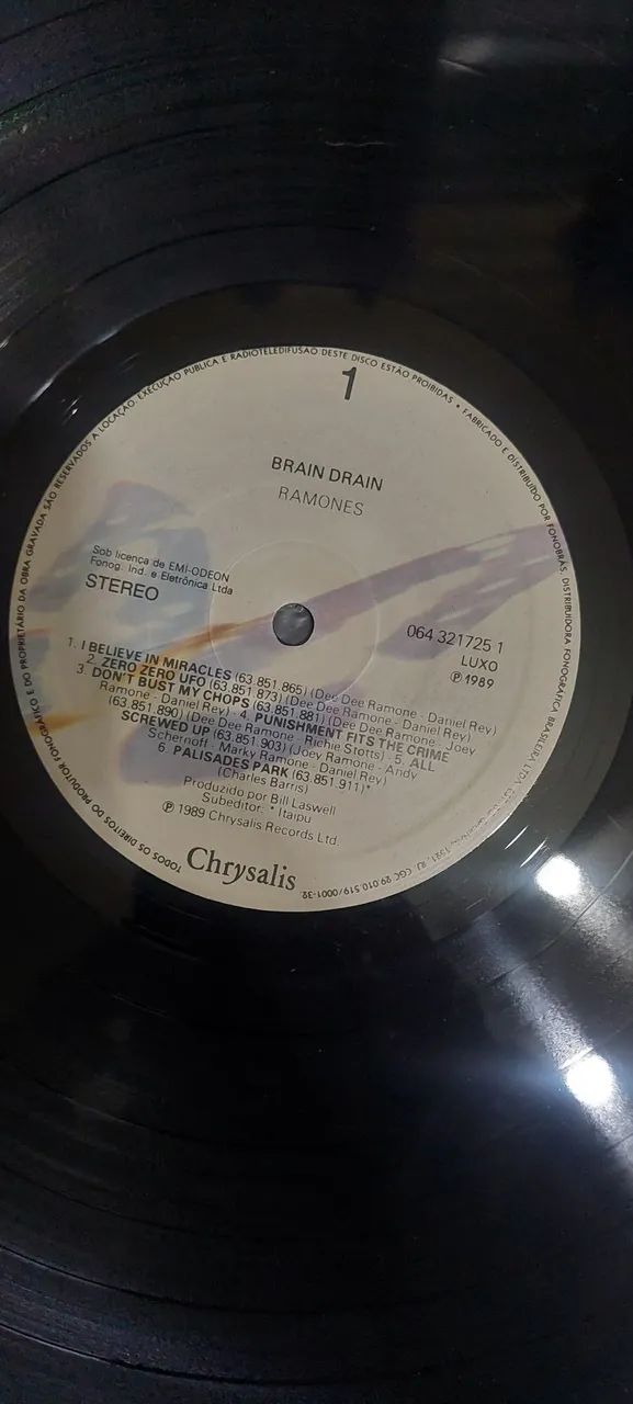 LP Vinil Ramones "Brain Drain"  - Foto 2