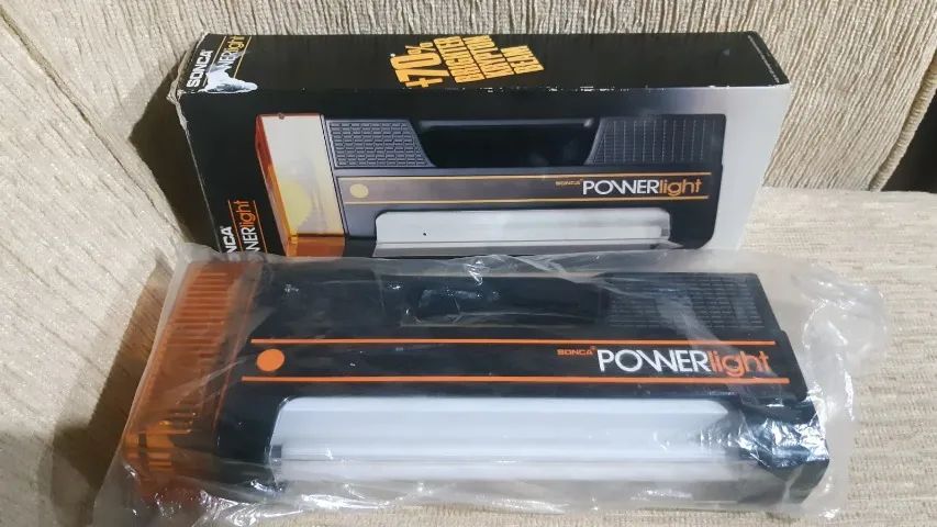 Lanterna Antiga Sonca Powerlight funcionando e com embalagem original - Foto 5