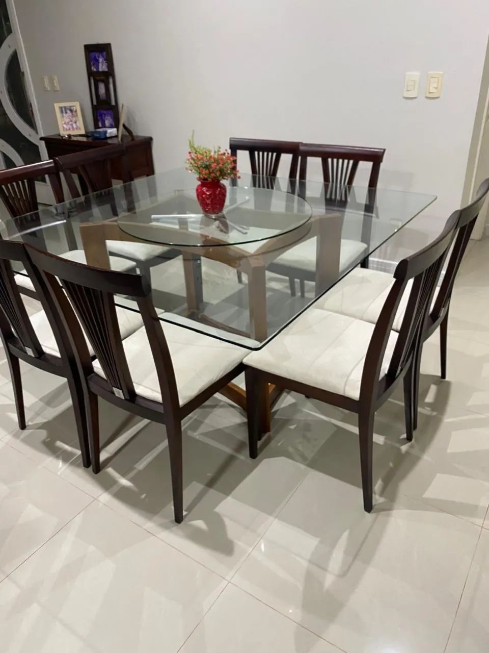 Venda de mesa de vidro