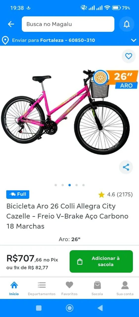 Bicicleta aro 26