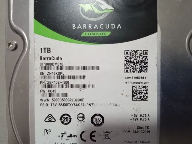 HD Seagate ST1000DM010 Sata 1TB PC (3.5) - Foto 4
