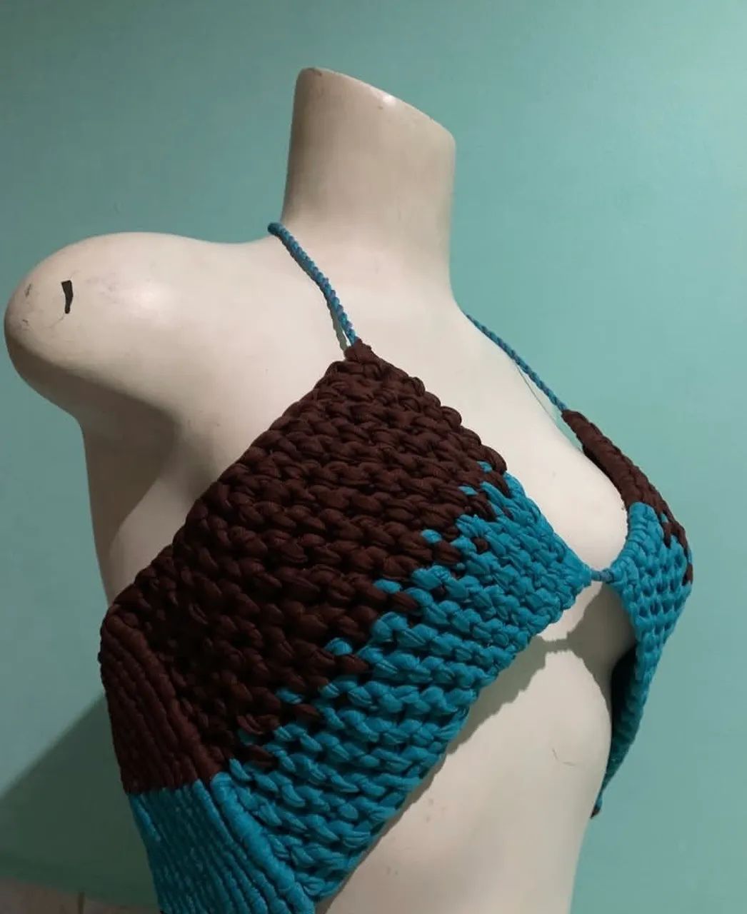 Top artesanal em Macramé - Foto 3