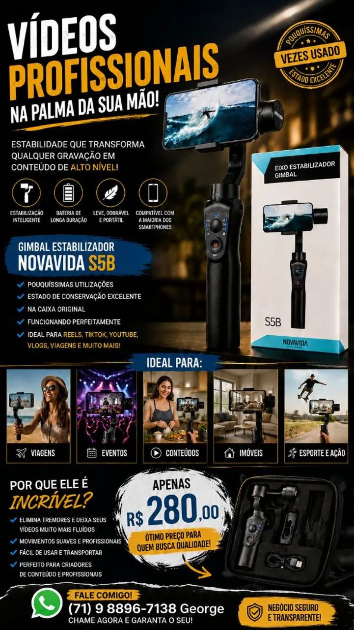 Vendo Gimbal para celular 
