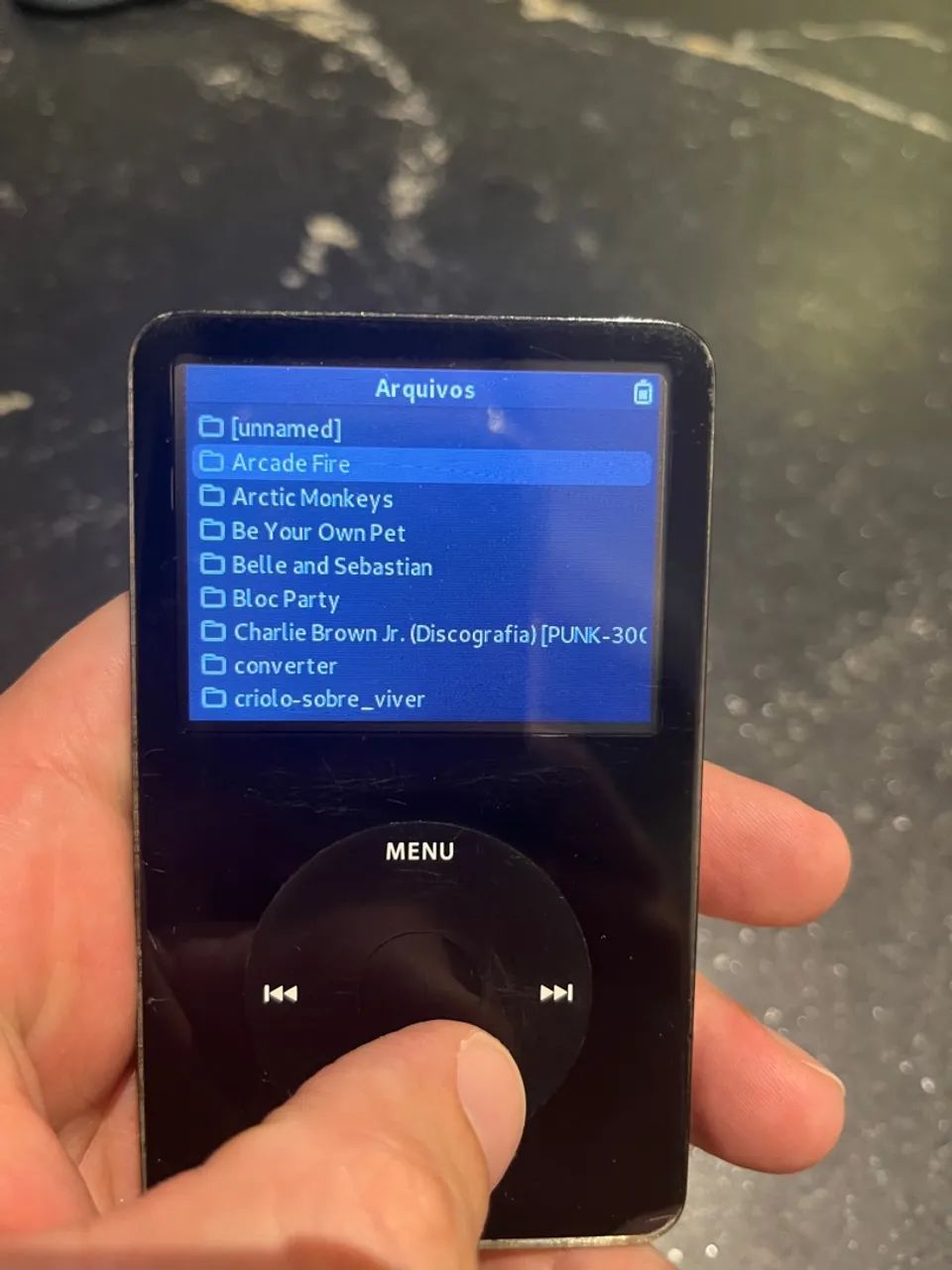 iPod classic gen 5 ssd128 bateria nova - Aparelhos de Som - Setor