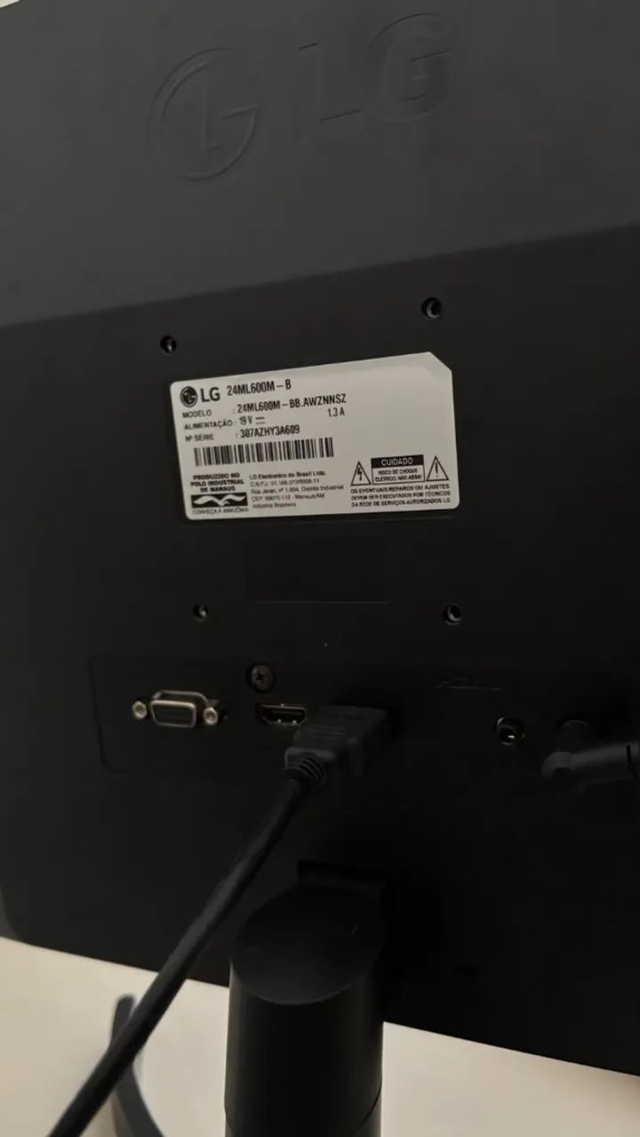 Monitor LG 24" IPS Full HD ? 24ML600M - Foto 2