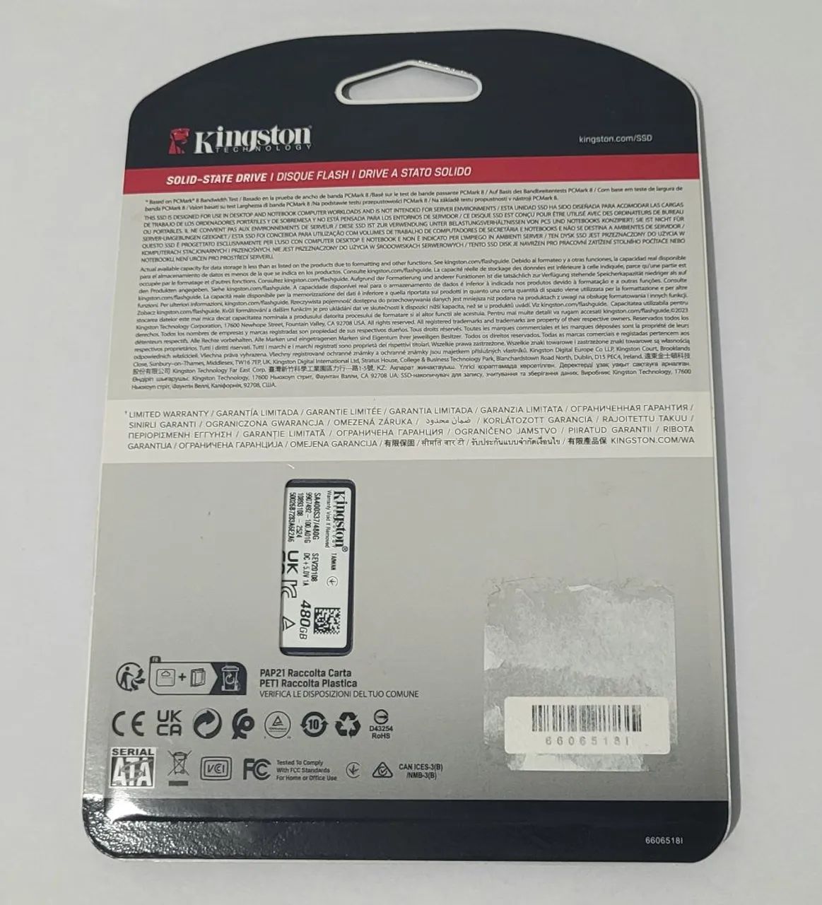 SSD Sata 3 KINGSTON 480Gb - Foto 3