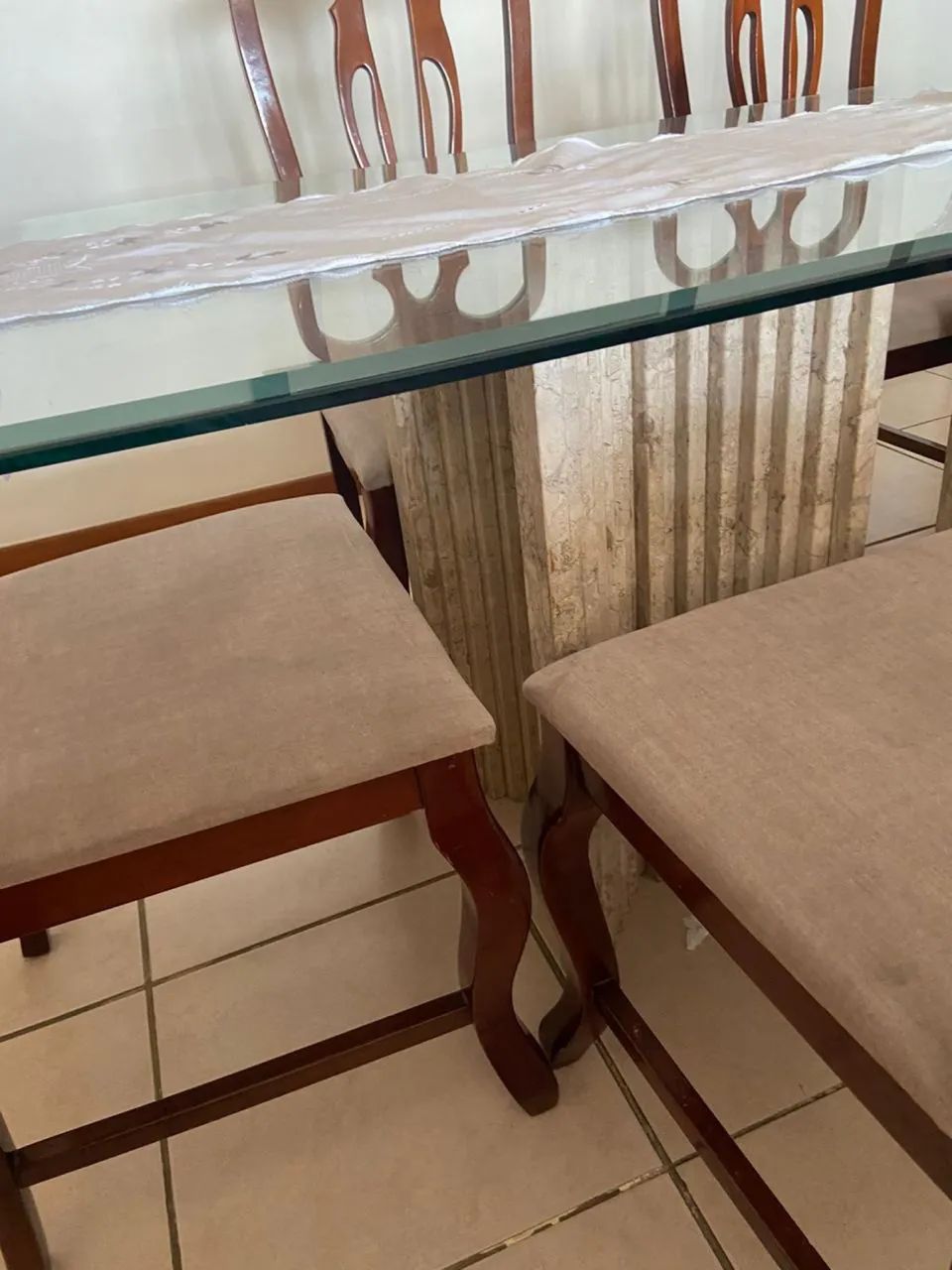 Mesa de jantar com 6 cadeiras - Foto 2