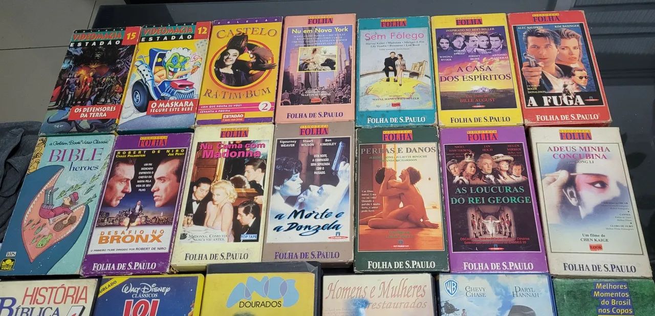 Lote com 25 fitas VHS ( fitas de vídeo) - Foto 3