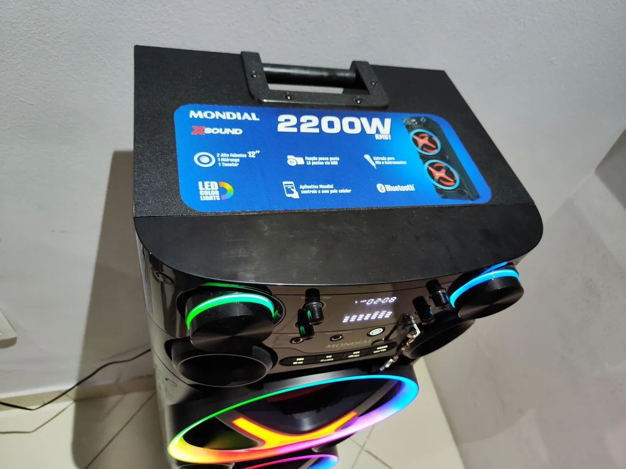 Caixa de Som MONDIAL 2200w - Foto 4