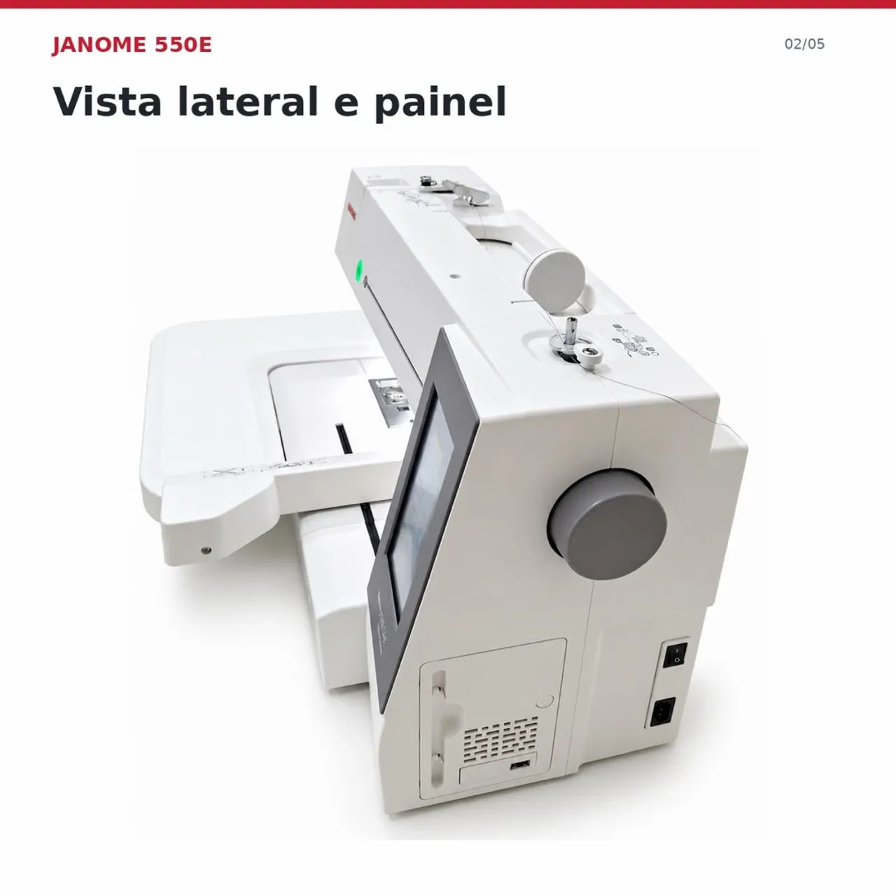 Máquina de Bordar - JANOME 550e - Foto 5